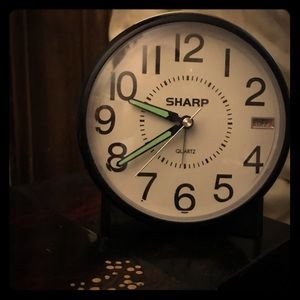 Vintage Sharp alarm  clock